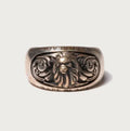 A BATHING APE BAPE BLACK ITEM #12 MAD FACE RING