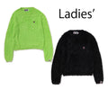 A BATHING APE Ladies' ONE POINT SHAGGY SWEATER