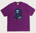 A BATHING APE COLOR CAMO APE HEAD RELAXED FIT TEE