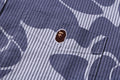 A BATHING APE STRIPE CAMO RELAXED FIT SHIRT