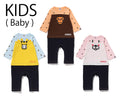 A BATHING APE BAPE KIDS BABY MILO MONOGRAM FACE FRIENDS ROMPERS