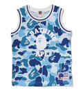 A BATHING APE BAPE KIDS ABC CAMO COLLEGE TANK TOP