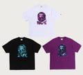 A BATHING APE COLOR CAMO APE HEAD RELAXED FIT TEE