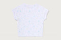 A BATHING APE Ladies' LISA MILO STA PATTERN ONE POINT CROPPED TEE
