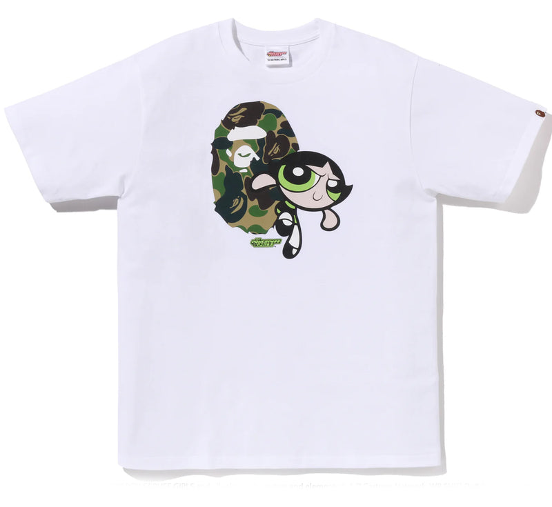 A BATHING APE Men's / Ladies' BAPE x THE POWERPUFF GIRLS BUTTERCUP TEE