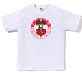 A BATHING APE HEART BABY MILO TEE - happyjagabee store