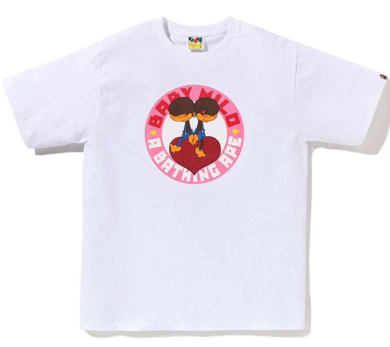 A BATHING APE HEART BABY MILO TEE - happyjagabee store