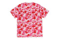 A BATHING APE ABC CAMO COLLEGE TEE