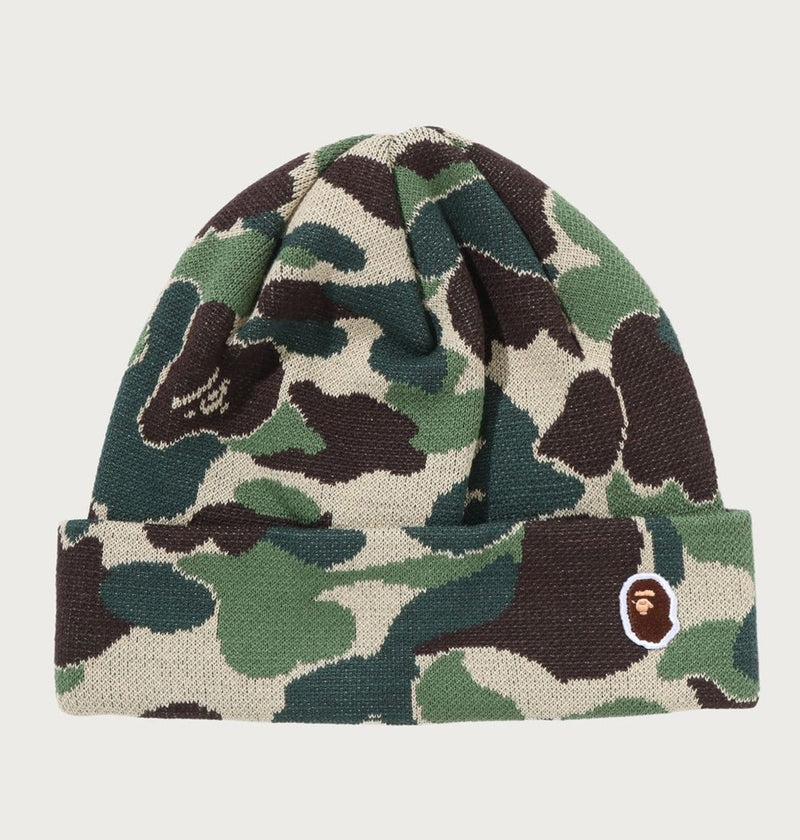A BATHING APE ABC CAMO KNIT CAP