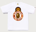 A BATHING APE SPLASH CAMO MILO ON BUSY WORKS TEE