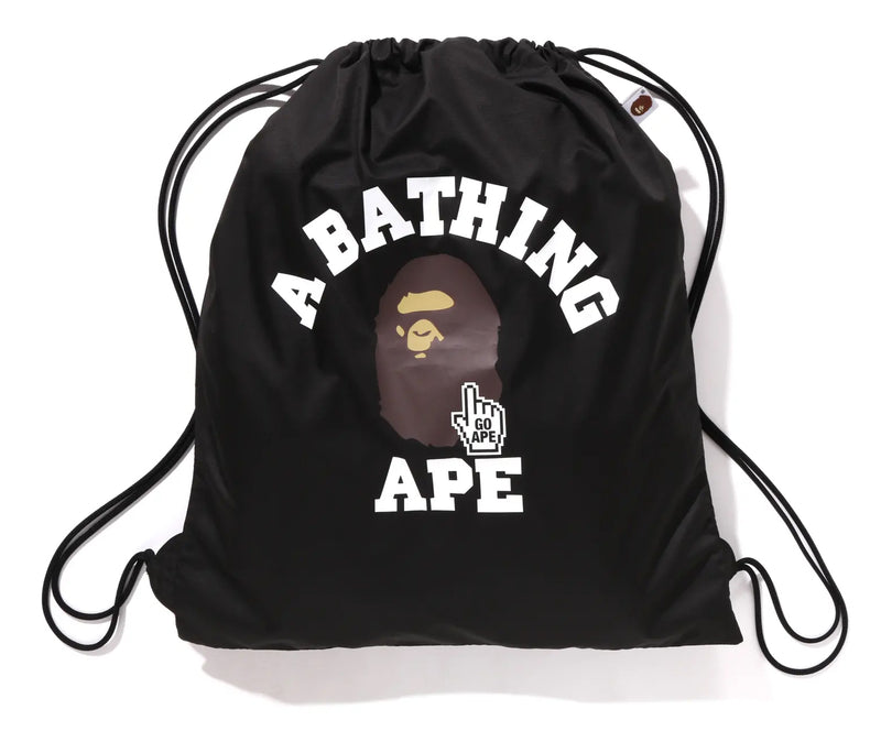 A BATHING APE ONLINE EXCLUSIVE GO APE POINTER COLLEGE KNAPSACK