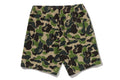 A BATHING APE ABC CAMO SWEAT SHORTS