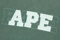 A BATHING APE WASHED EFFECT RELAXED FIT PULLOVER HOODIE