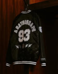 A BATHING APE BAPE x M&N NBA NEW JERSEY NETS SATIN JACKET