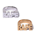 A BATHING APE BAPE LOGO RING
