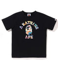 A BATHING APE BAPE KIDS ART CAMO COLLEGE TEE