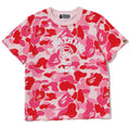 A BATHING APE Ladies' ABC CAMO COLLEGE BABY LISA TEE