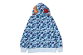 A BATHING APE ABC CAMO DOUBLE SHARK FULL ZIP HOODIE