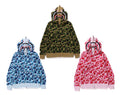 A BATHING APE ABC CAMO DOUBLUE SHARK FULL ZIP HOODIE