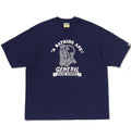 A BATHING APE APE GENERAL COLLEGE RELAXED FIT TEE