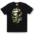 A BATHING APE Ladies' ABC CAMO BIG APE HEAD TEE