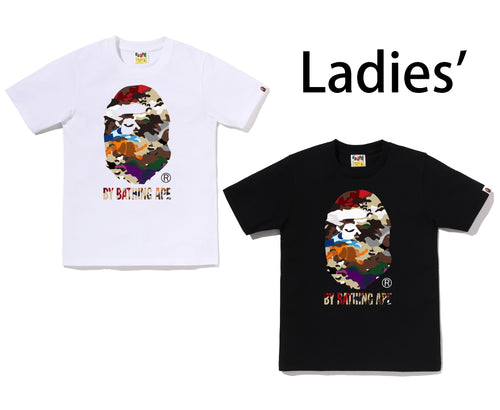 A BATHING APE Ladies' HYBRID CAMO BY BATHING APE TEE
