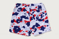 A BATHING APE Ladies' STA STRIKE CAMO SWEAT SHORTS