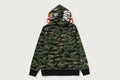 A BATHING APE TIGER CAMO TIGER FULL FIT ZIP HOODIE