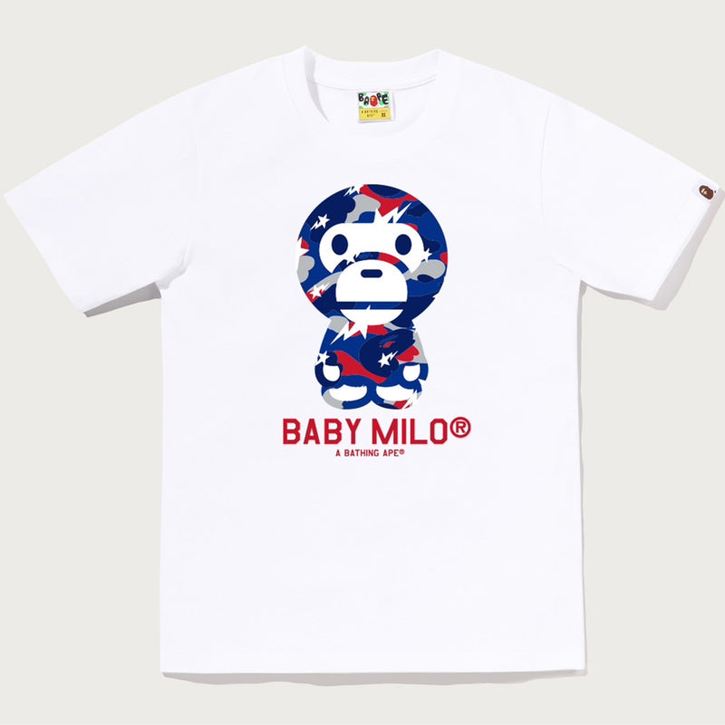 A BATHING APE Ladies' STA STRIKE CAMO BABY MILO TEE