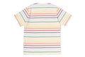 A BATHING APE GRADIENT RAINBOW STRIPE ONE POINT TEE