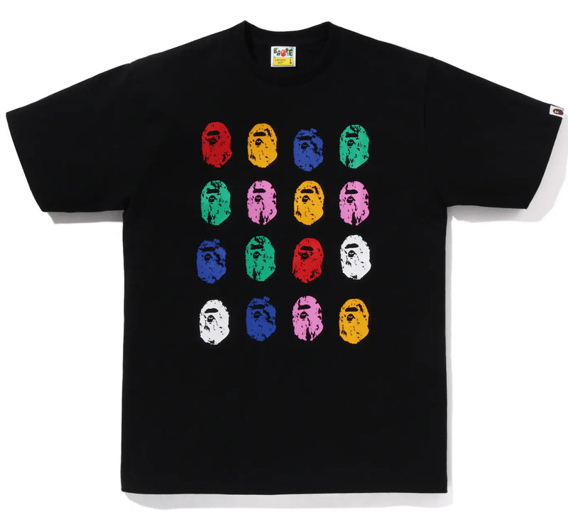 A BATHING APE 32ND ANNIV. APE HEAD TEE