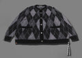 A BATHING APE BAPE x mastermind JAPAN ARGYLE CHECK MOHAIR KNIT