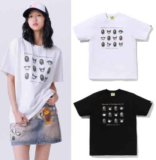 A BATHING APE BAPE x SANRIO CHARACTERS KUROMI TEE - happyjagabee store