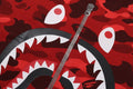A BATHING APE COLOR CAMO SHARK TEE