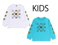 A BATHING APE BAPE KIDS MILOGRAM STA L/S TEE