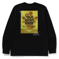 A BATHING APE BAPE x VAN GOGH MUSEUM L/S TEE