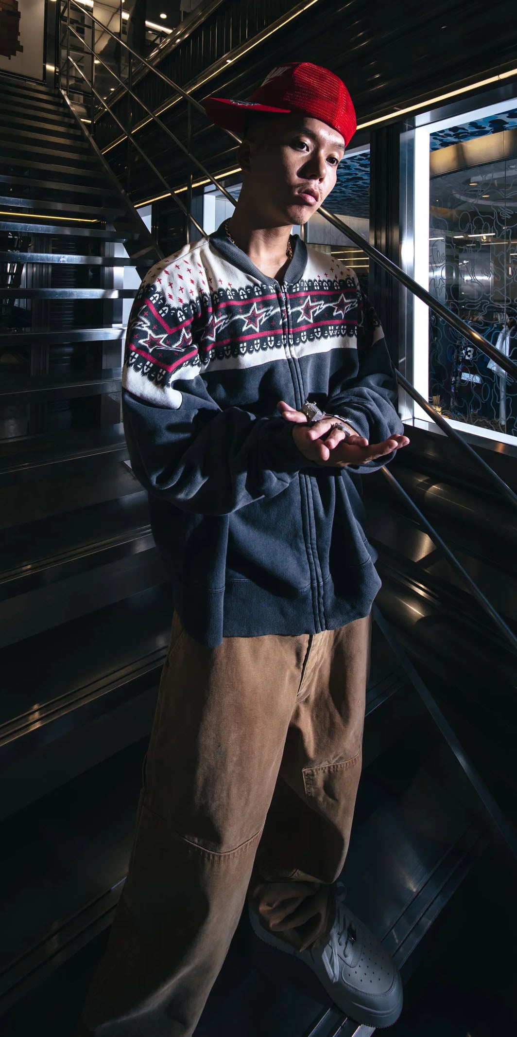 A BATHING APE BAPE x SAINT MXXXXXX SWEAT JACKET – happyjagabee store