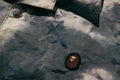 A BATHING APE CHUSEN ONE POINT OPEN COLLAR SHIRT