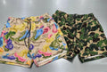 A BATHING APE BAPE ART CAMO SWEAT SHORTS