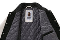 A BATHING APE EMBROIDERY VARSITY JACKET