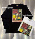 A BATHING APE BAPE LUNA TRAVEL POSTER L/S TEE