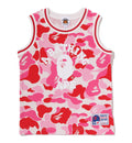 A BATHING APE BAPE KIDS ABC CAMO COLLEGE TANK TOP