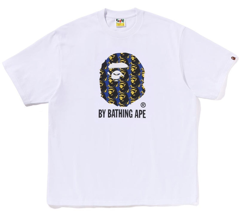A BATHING APE APE HEAD PATTERN BY BATHING APE RELAXED FIT TEE