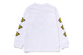 A BATHING APE BAPE KIDS MILOGRAM STA L/S TEE