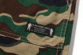 A BATHING APE GLITCH WOODLAND CAMO SHORTS