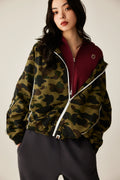 A BATHING APE Ladies' 1ST CAMO TRACK JACKET