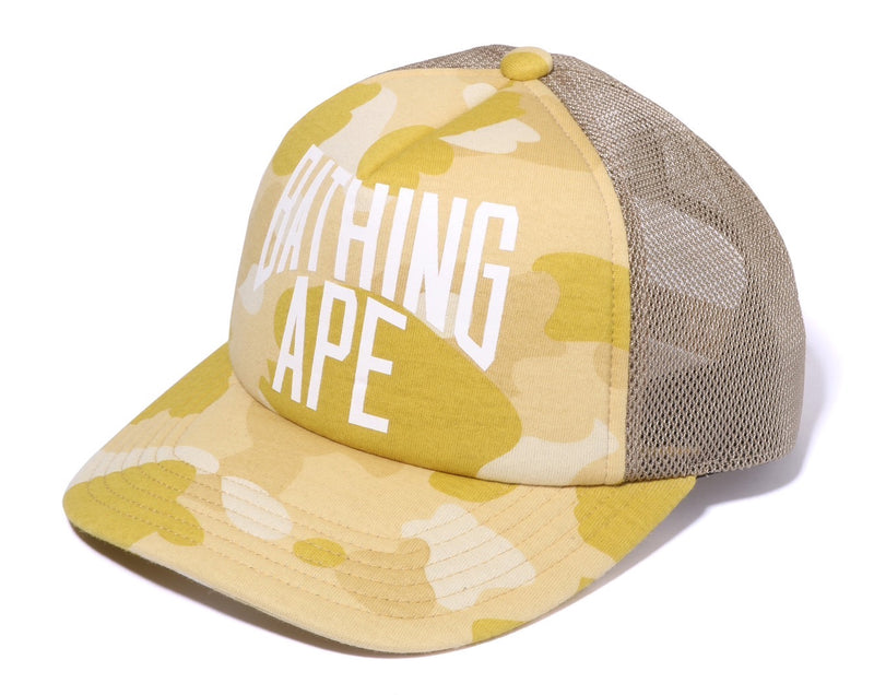 A BATHING APE COLOR CAMO NYC LOGO MESH CAP