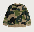 A BATHING APE ABC CAMO CARDIGAN