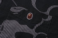 A BATHING APE STRIPE CAMO RELAXED FIT SHIRT