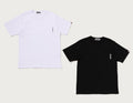 A BATHING APE LINE CAMO FLAG LABEL POCKET TEE